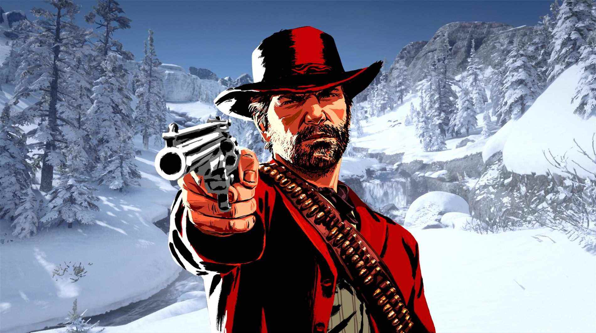 Red Dead Redemption 2 Mod couvre le jeu dans la neige
