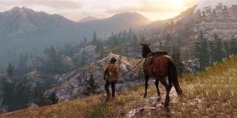 Red Dead Redemption 2 semble impressionnant sur un moniteur incurvé massif