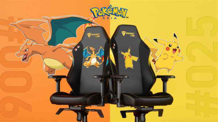 Secretlab célèbre Pokémon avec les chaises de jeu Pikachu et Charizard
