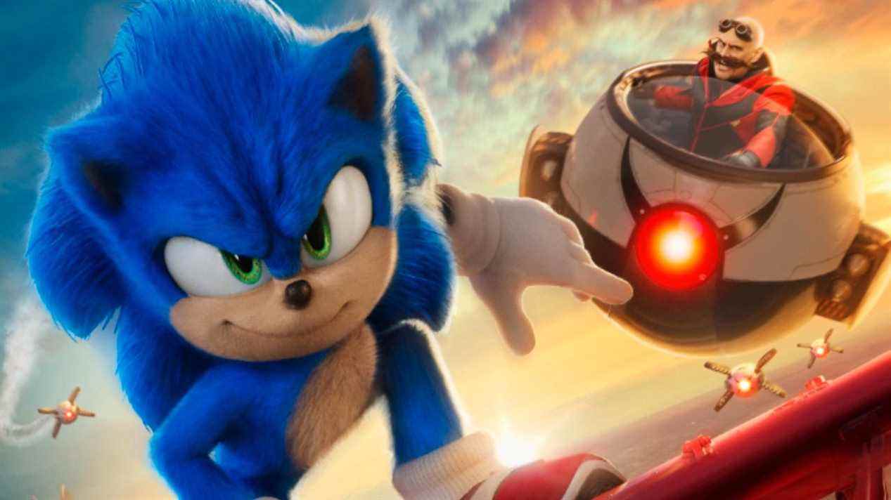 Sonic et Tails prennent leur envol dans Sonic the Hedgehog 2 Poster
