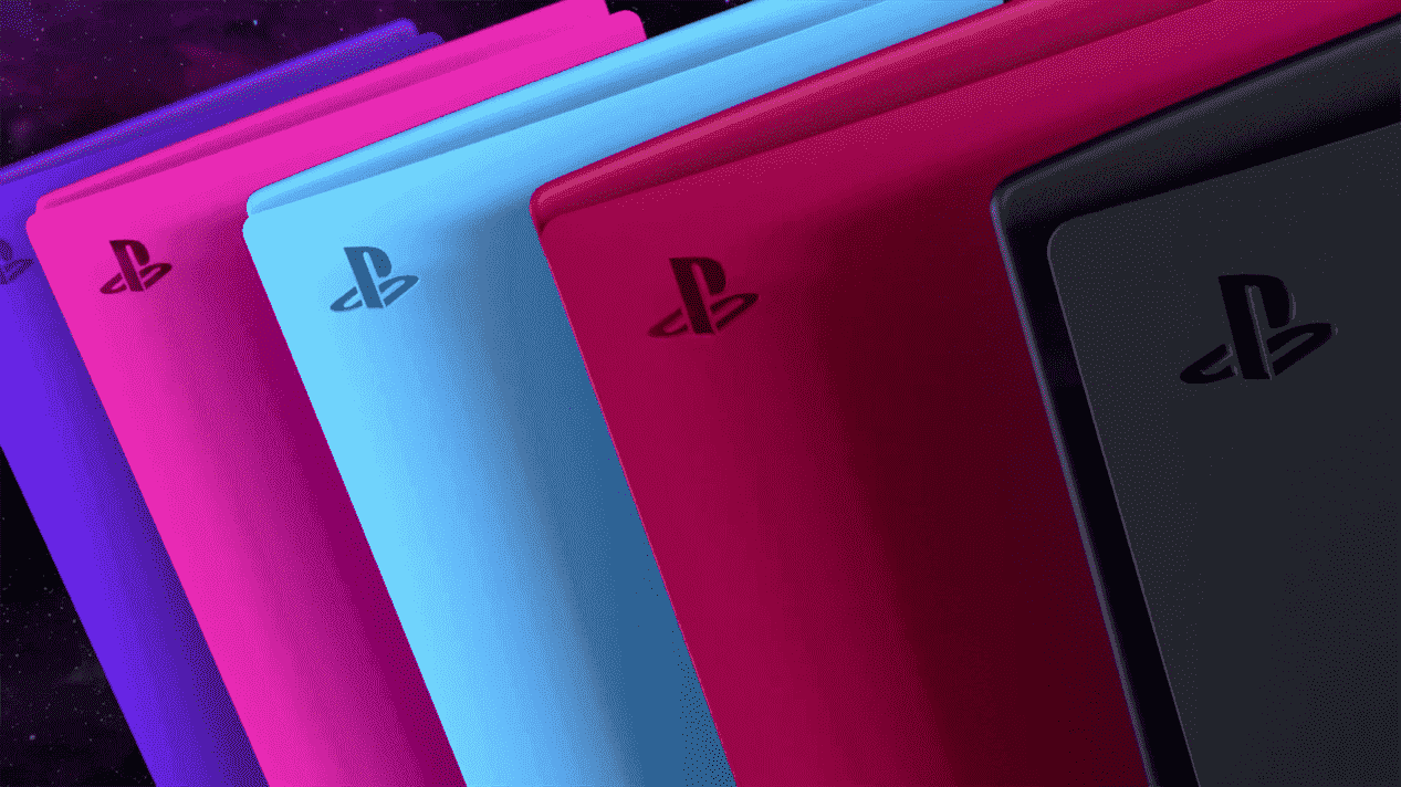 Sony annonce de nouvelles housses de console PS5 en noir, bleu, rouge et plus
