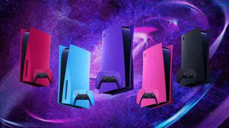 Sony sort enfin des coques colorées pour PS5
