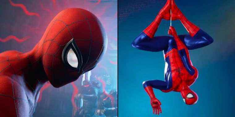 Spider-Man de Fortnite montre aux Avengers de Marvel comment le Web Swinging se fait