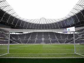 Un stade Tottenham Hotspur vide à Londres le week-end dernier.