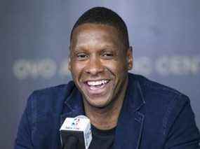 Le président des Raptors, Masai Ujiri, a été testé positif au COVID.  Craig Robertson/Toronto Sun