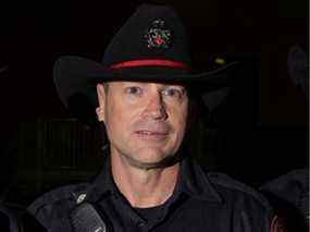 Agent de police de Calgary  Brian Denison le mercredi 5 juillet 2017.