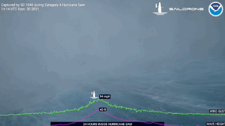 Un drone navigue dans l’ouragan de catégorie 4 et renvoie une vidéo et des données incroyables