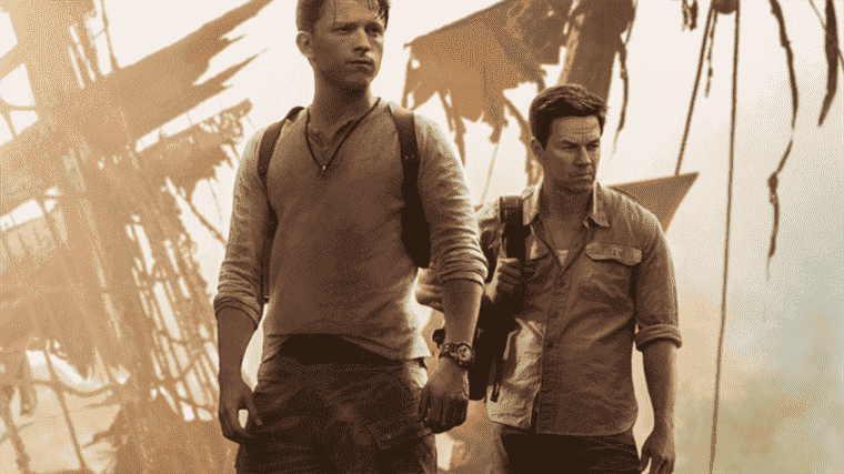 Une nouvelle affiche de film Uncharted révélée avec Tom Holland et Mark Wahlberg
