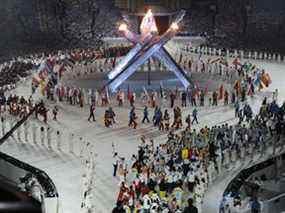 Cérémonies de clôture des Jeux olympiques de 2010 à BC Place.  Vancouver étudie l'idée d'accueillir les Jeux de 2030 avec Whistler et quatre Premières Nations de la région.