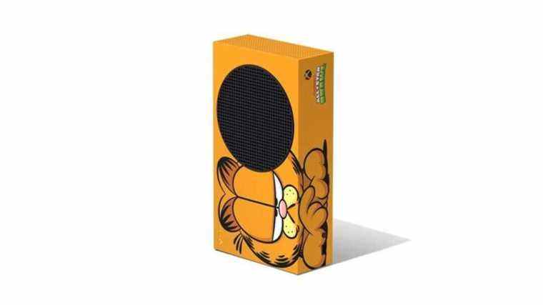 Vous pouvez gagner une Xbox Series S de marque Garfield
