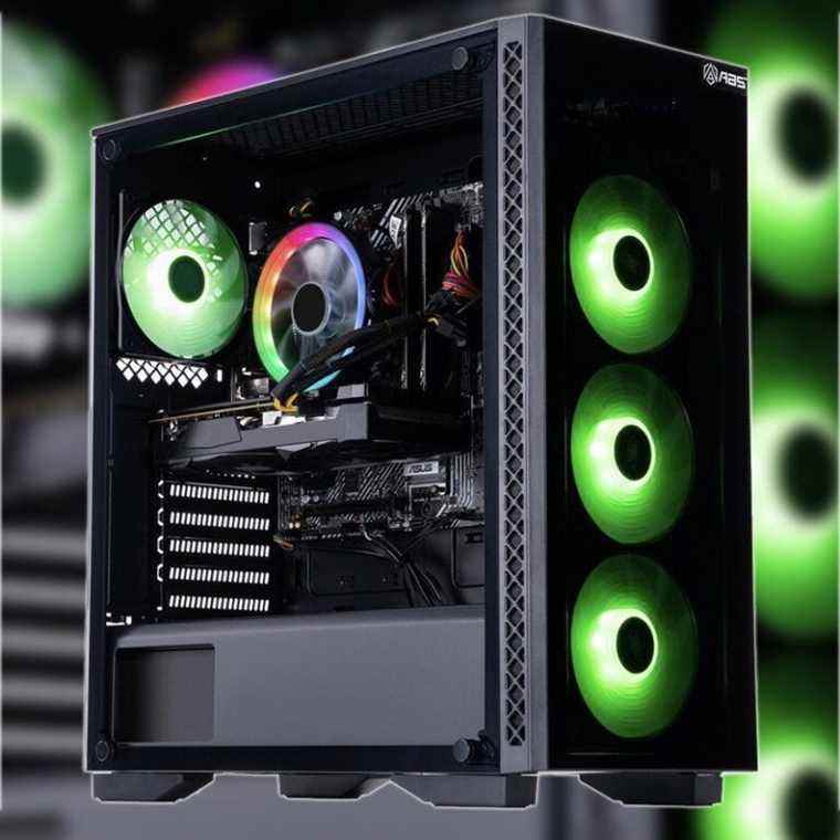 Ce PC pré-construit ABS Master Gaming comprend une carte graphique RTX 3060 Ti pour seulement 1 350 $