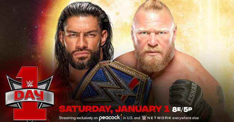 WWE Day 1 2021: Roman Reigns retiré, heures de début, comment regarder et Peacock