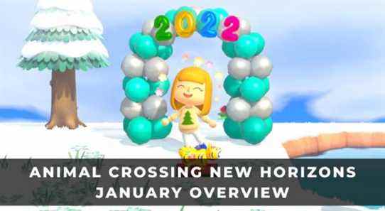 Animal Crossing New Horizons: Aperçu de janvier