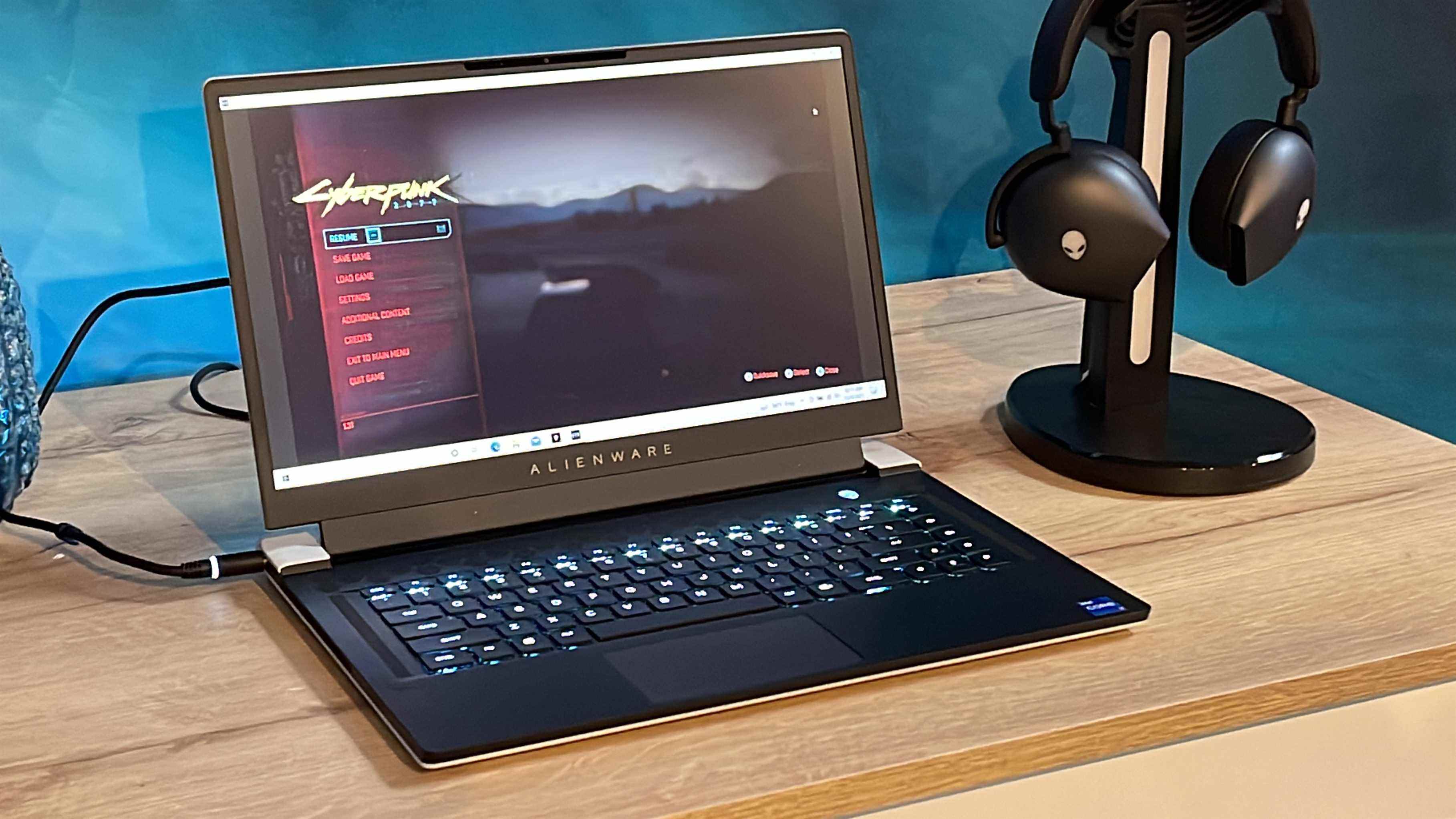 Alienware Concept Nyx sur ordinateur portable