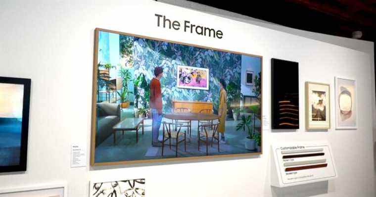 Samsung The Frame art TV obtient un écran mat et antireflet au CES 2022