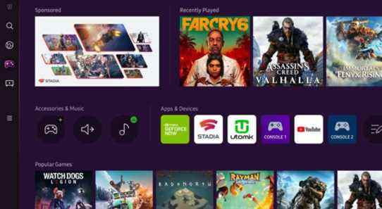 Le service de streaming Samsung Gaming Hub annoncé avec le support de Google et Nvidia