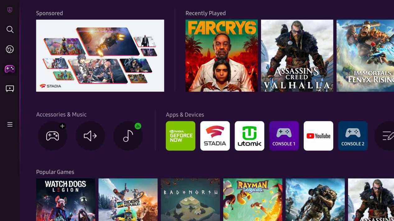 Le service de streaming Samsung Gaming Hub annoncé avec le support de Google et Nvidia
