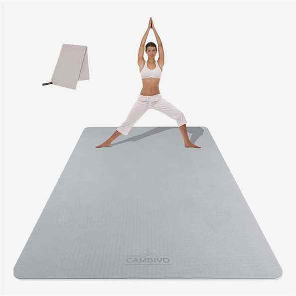 Grand tapis de yoga CAMBIVO