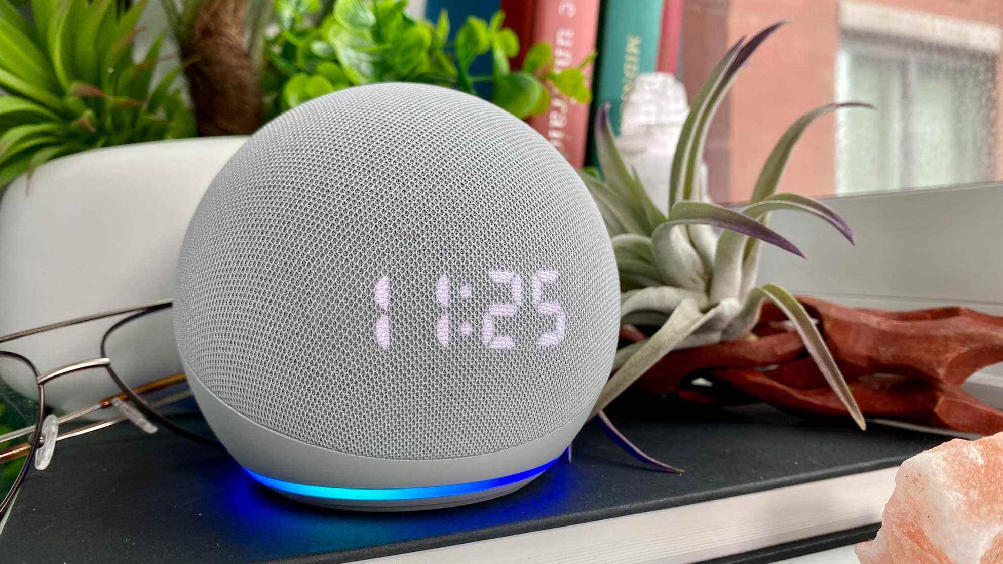 Echo Dot avec horloge examen