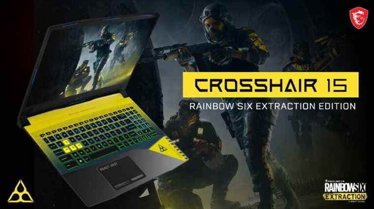 L’ordinateur portable de jeu Crosshair 15 de MSI fait peau neuve avec Rainbow Six Extraction