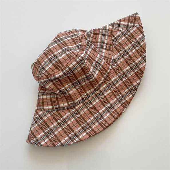 Loeffler Randall Ivy Buckey Hat, Day Plaid