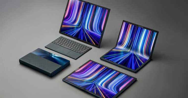 Asus a vraiment fait un ordinateur portable OLED pliable de 17 pouces