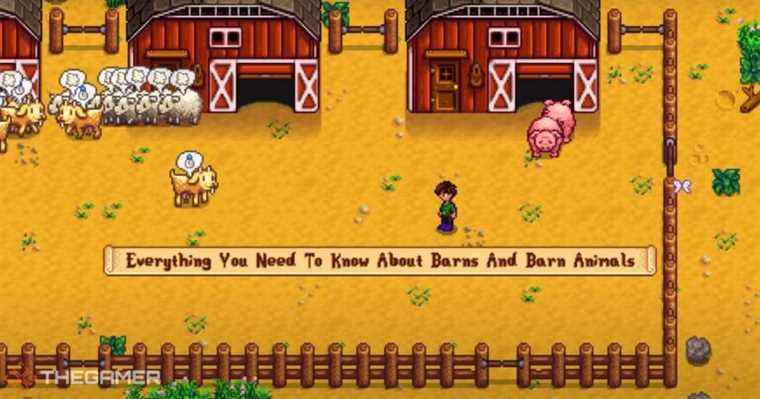 Stardew Valley: Tout ce que vous devez savoir sur les granges et les animaux de grange
