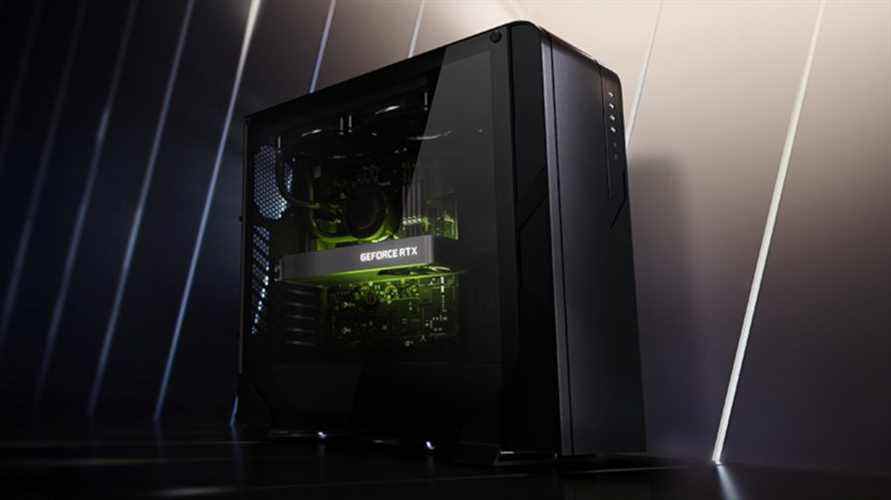 Un PC de jeu doté d'un GPU Nvidia RTX