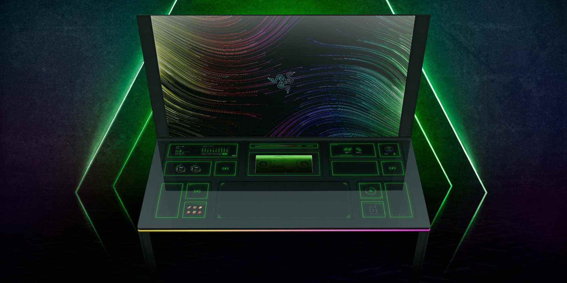 Razer dévoile le projet Sophia, une combinaison PC et bureau qui ressemble à Star Trek
