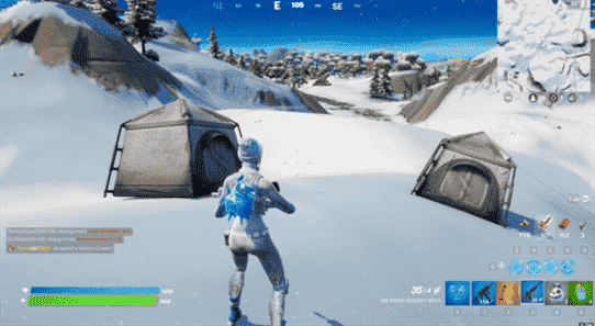 Où trouver des tentes abandonnées à Fortnite