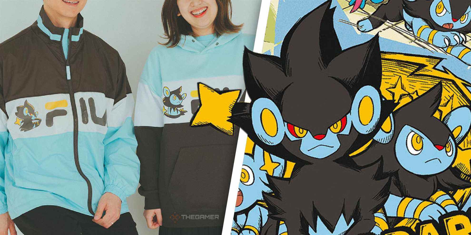 Vestes et produits électrifiants Shinx, Luxio et Luxray Fila en vente le 6 janvier
