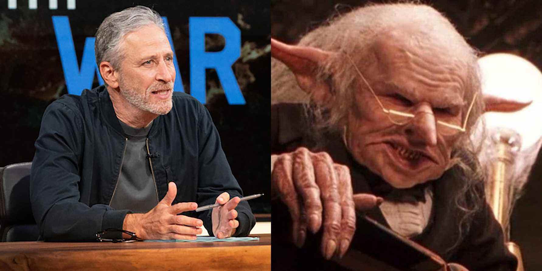 Jon Stewart qualifie d'antisémite la représentation des gobelins dans Harry Potter de JK Rowling
