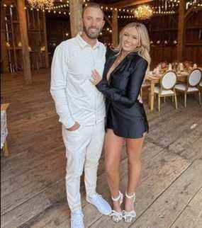 La star de la PGA Dustin Johnson était là avec sa principale pression, Paulina Gretzky.  PAULINA GRETZKY/ INSTAGRAM