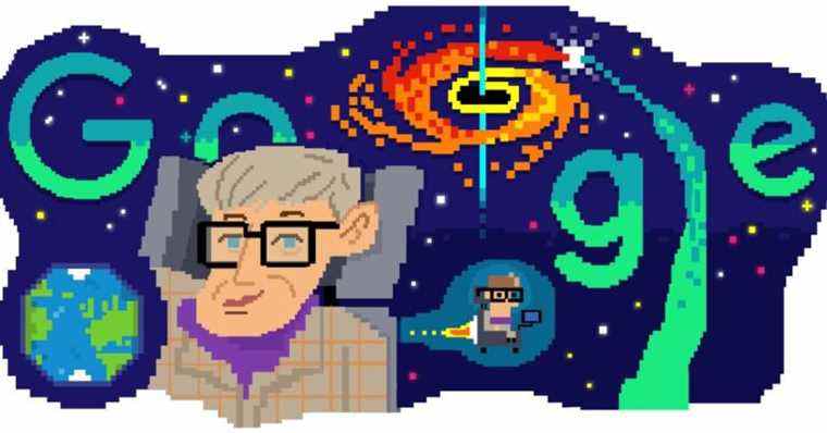 Google Doodle fête les 80 ans de Stephen Hawking