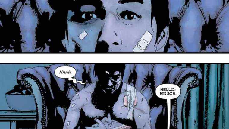 Le Dr Leslie Thompkins s’entretient avec Bruce dans Batman: The Imposter #1 preview