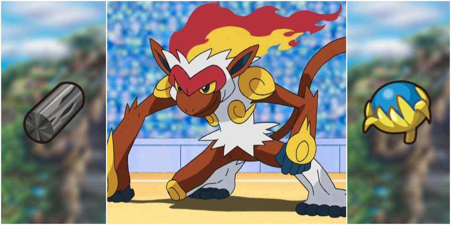 Pokemon Brilliant Diamond & Shining Pearl: Objets les mieux conservés pour Infernape
