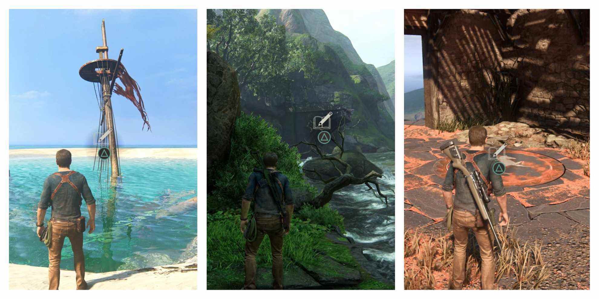 Uncharted 4: A Thief's End - Chaque emplacement d'entrée de journal
