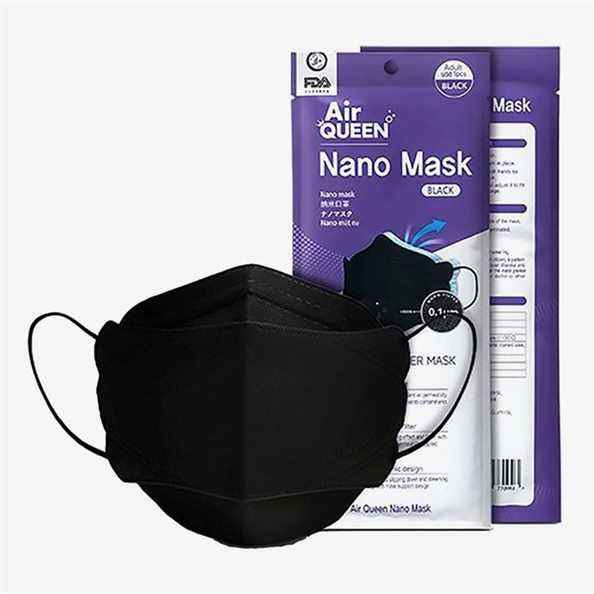 Masque facial AirQueen Nano, noir