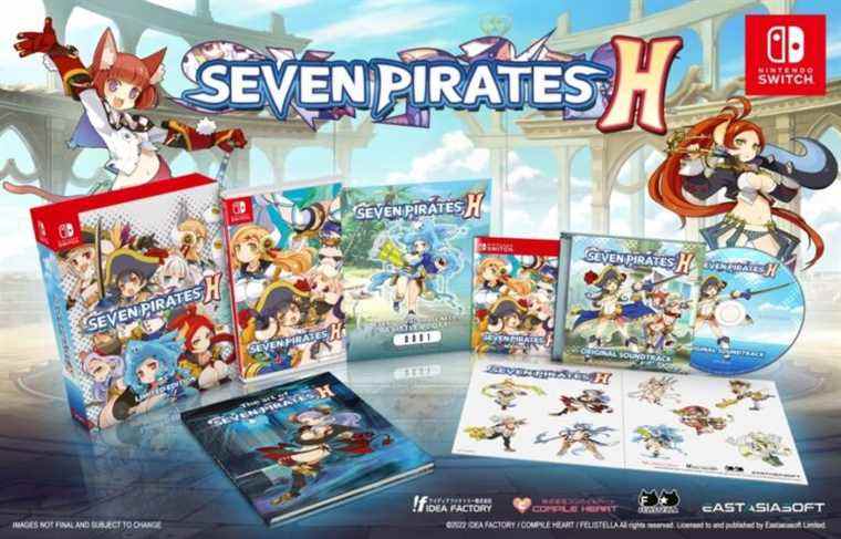 Seven Pirates H annoncé pour une sortie en anglais sur Switch dans l'ouest
