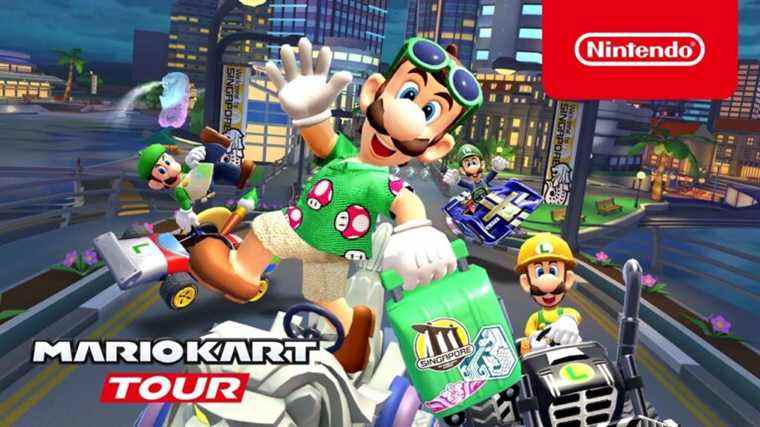 La bande-annonce de Mario Kart Tour présente la tournée de Singapour
