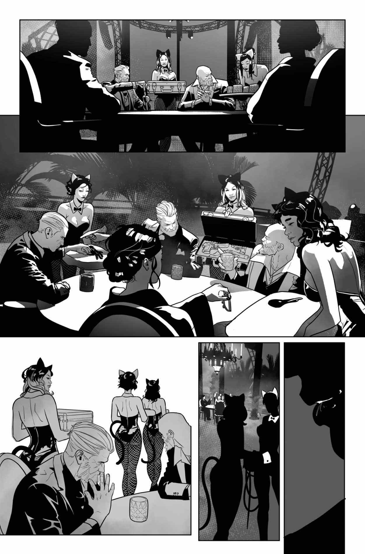 Catwoman #39 page inachevée