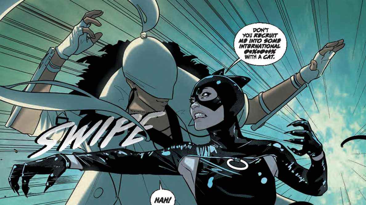 Catwoman retrouve une ancienne flamme (et rencontre un nouvel homme mystérieux) alors que Tini Howard reprend la bande dessinée en cours de DC
