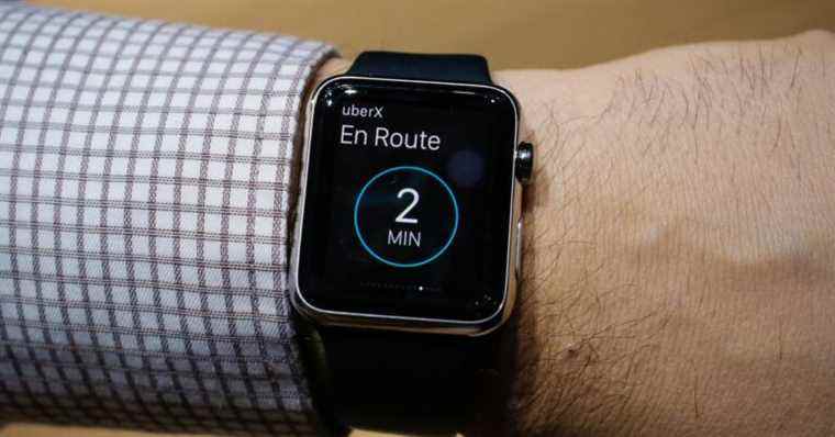 Uber ne prend plus en charge l’application Apple Watch