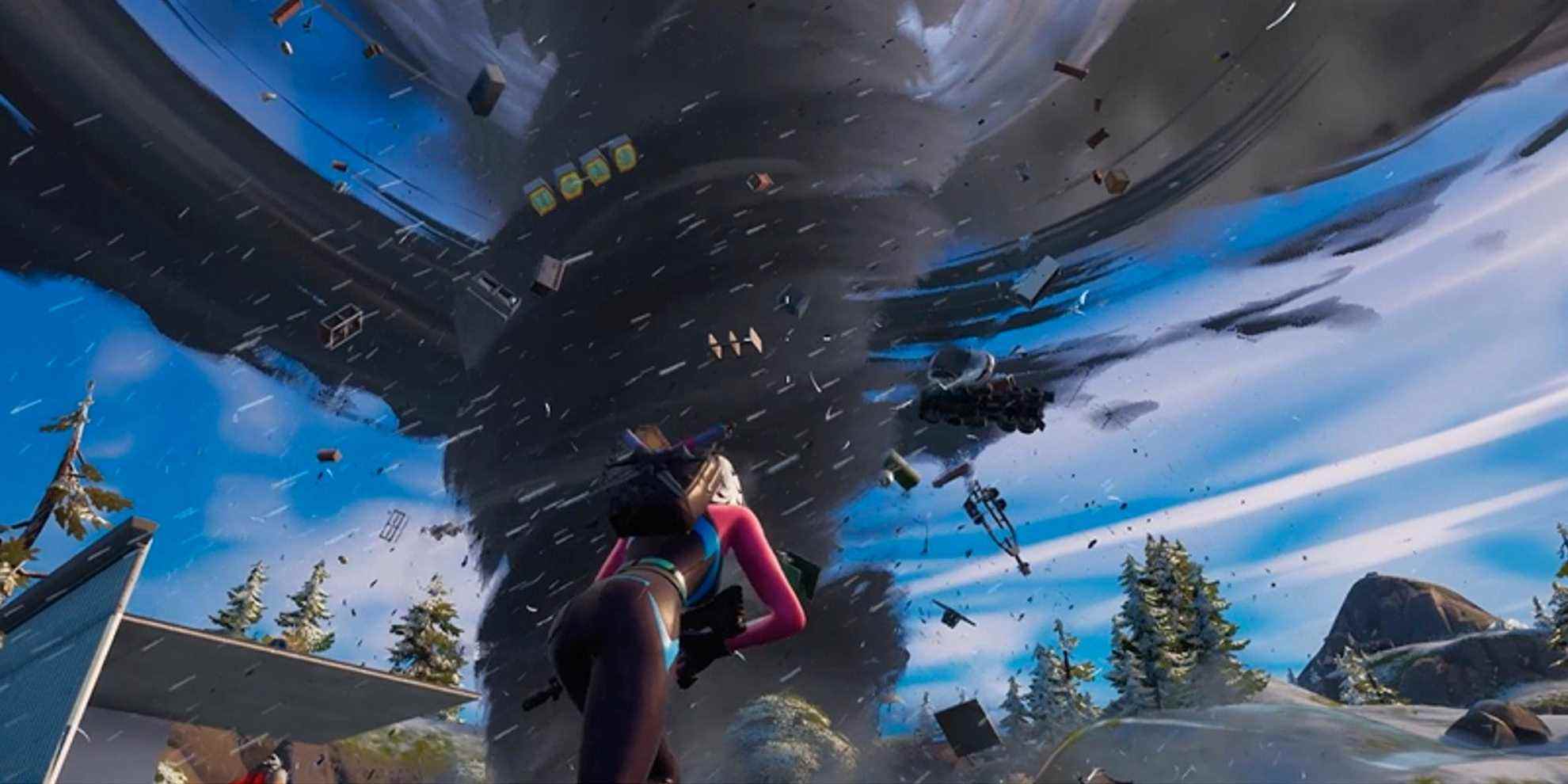 Fortnite Update introduit des tornades et des orages sur l'île
