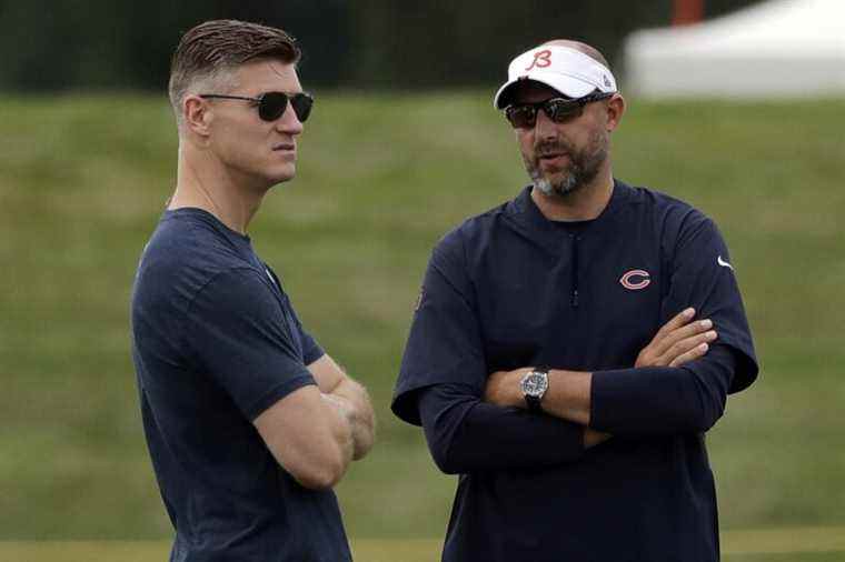 Maison propre des ours, GM à la hache, entraîneur-chef Matt Nagy