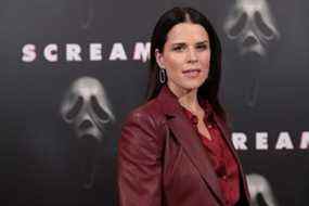 Neve Campbell assiste à la séance photo SCREAM de Paramount Pictures et Spyglass Media Group au Four Seasons Hotel de Beverly Hills le vendredi 7 janvier 2022. (Photo : Alex J. Berliner/ABImages)