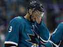 L'attaquant des Sharks Evander Kane.