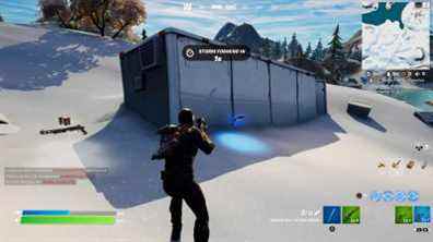 Emplacement du pistolet lance-fusée Fortnite