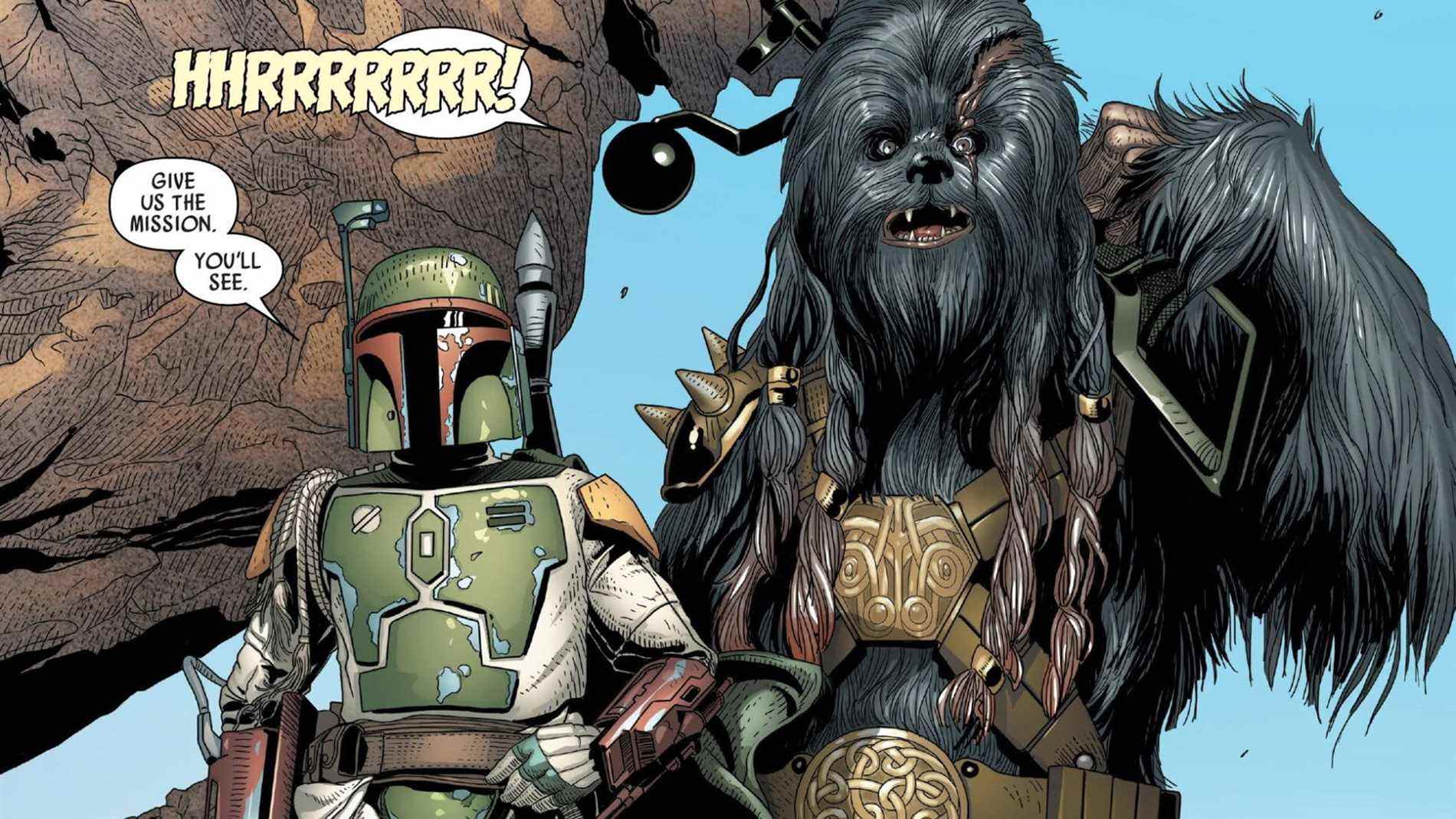 Boba Fett et Black Krrsantan de Dark Vador #1