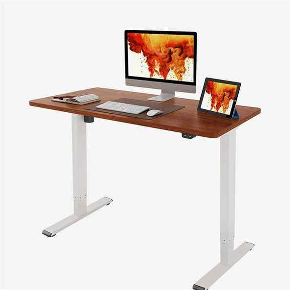 Flexispot EC1 Bureau Debout Electrique Blanc Bureau Réglable en Hauteur